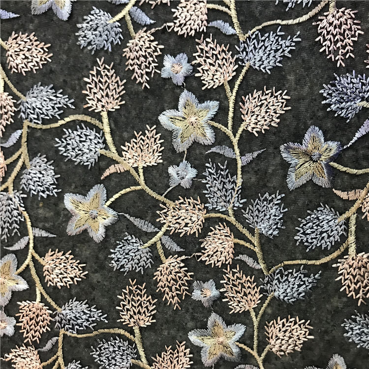 Kids Polyester Embroidered Fabric for Kids Wear Wholesale Supplier 5